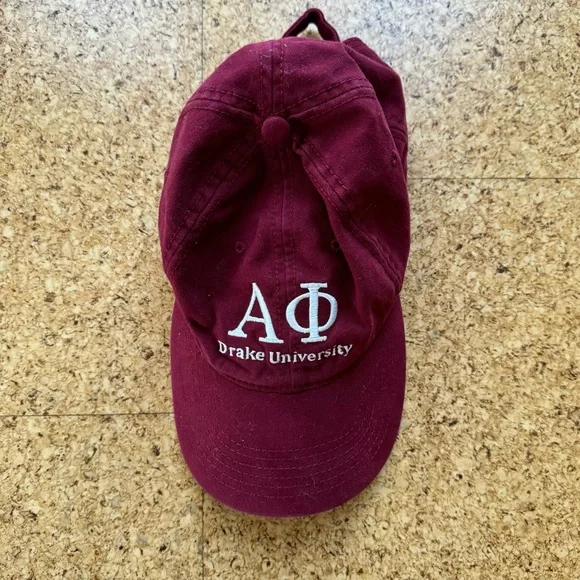 ML Caps Accessories Vintage Alpha Phi Drake University Hat